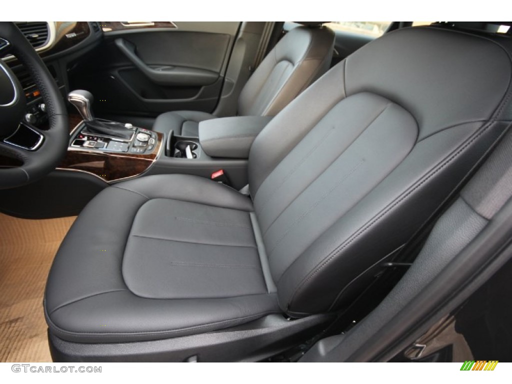 2014 A6 3.0T quattro Sedan - Oolong Gray Metallic / Black photo #13