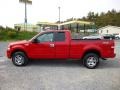 Bright Red - F150 STX SuperCab 4x4 Photo No. 4
