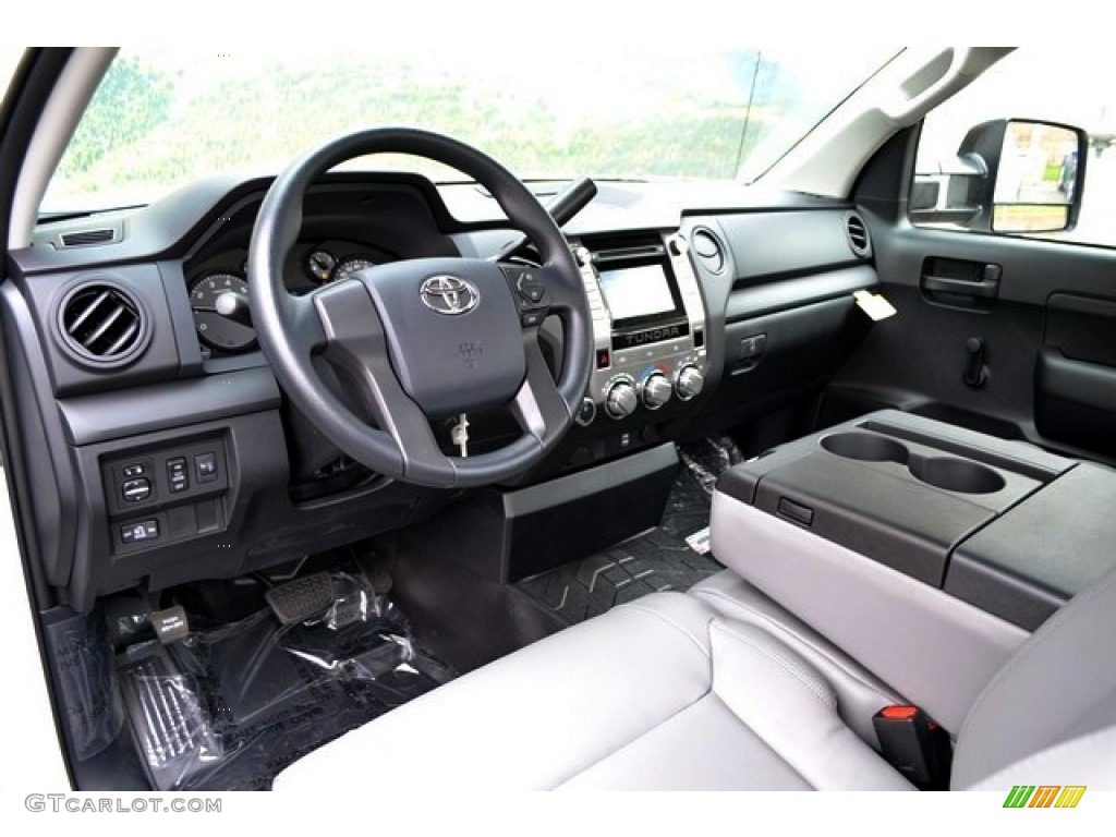 Graphite Interior 2014 Toyota Tundra SR Regular Cab 4x4 Photo #86924377