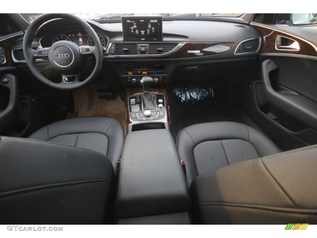 2014 A6 3.0T quattro Sedan - Oolong Gray Metallic / Black photo #30
