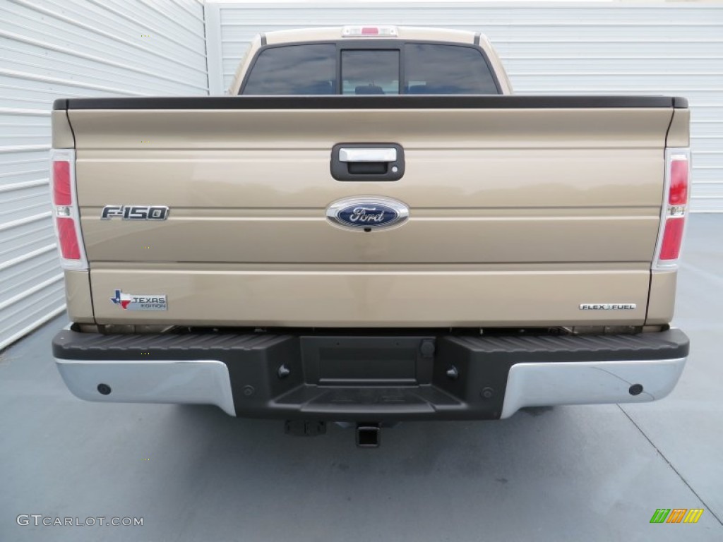 2013 F150 XLT SuperCrew - Pale Adobe Metallic / Adobe photo #5