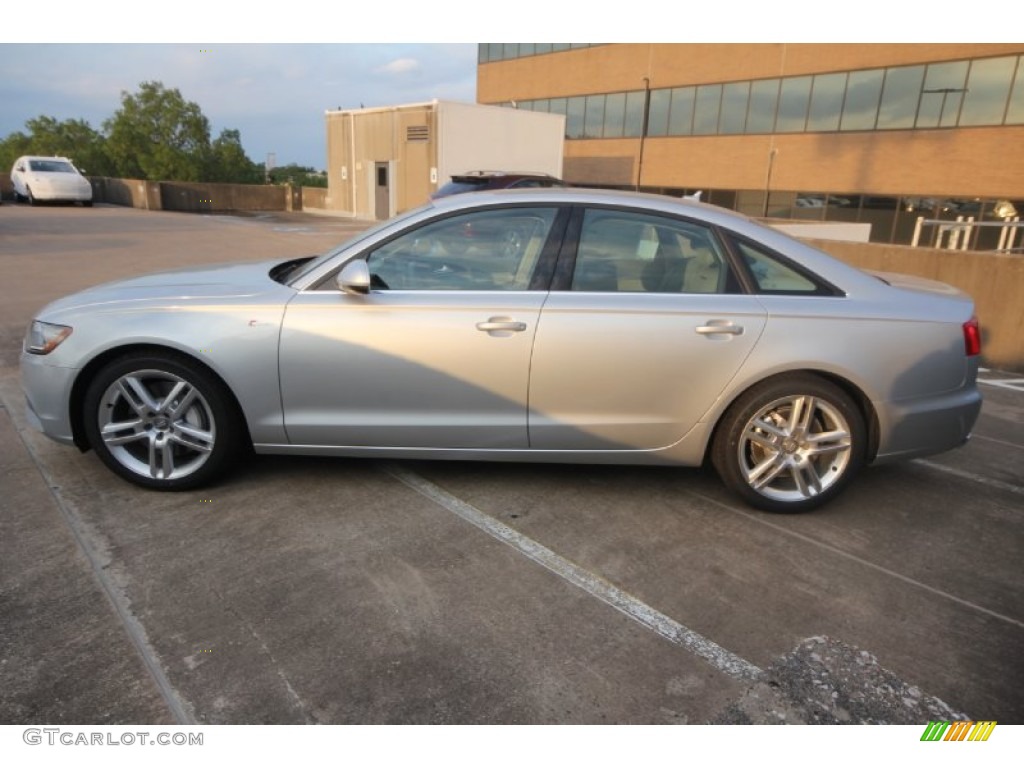 2014 A6 3.0T quattro Sedan - Ice Silver Metallic / Titanium Gray photo #6