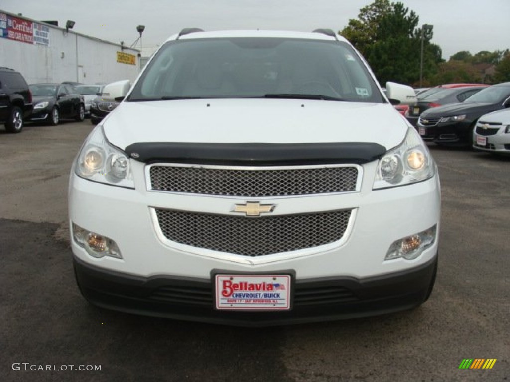 2009 Traverse LTZ AWD - Summit White / Light Gray/Ebony photo #2