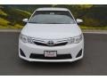 2014 Super White Toyota Camry LE  photo #2