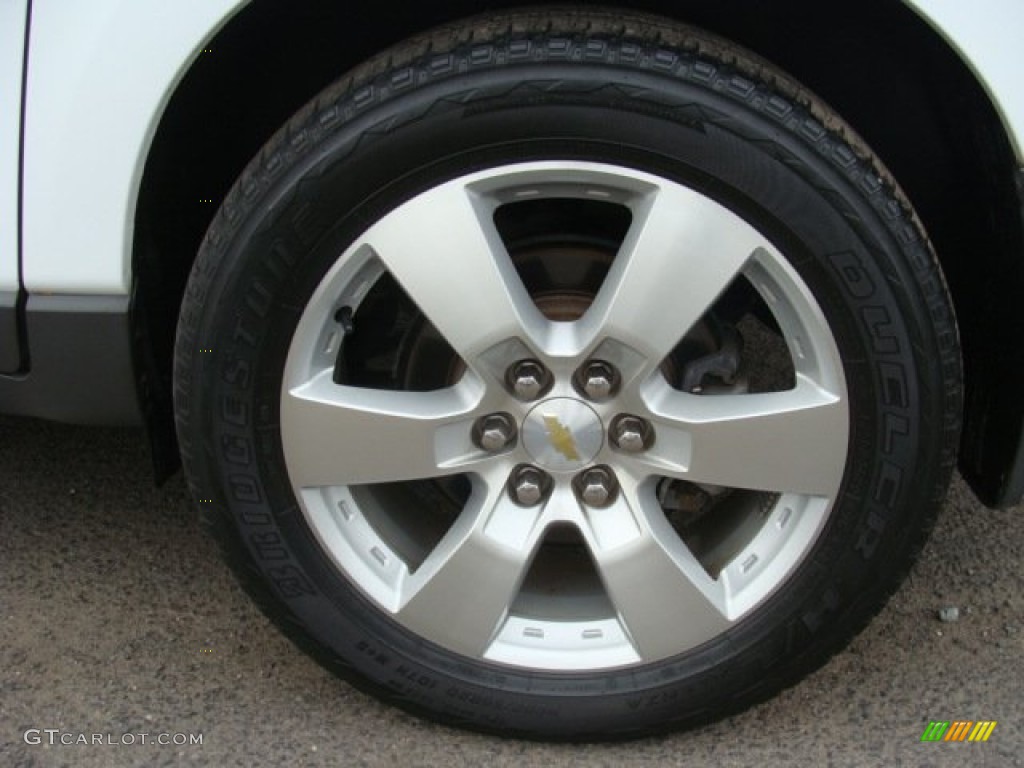 2009 Traverse LTZ AWD - Summit White / Light Gray/Ebony photo #14