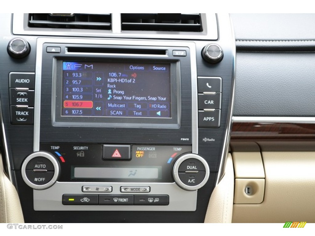 2014 Camry XLE - Champagne Mica / Ivory photo #7