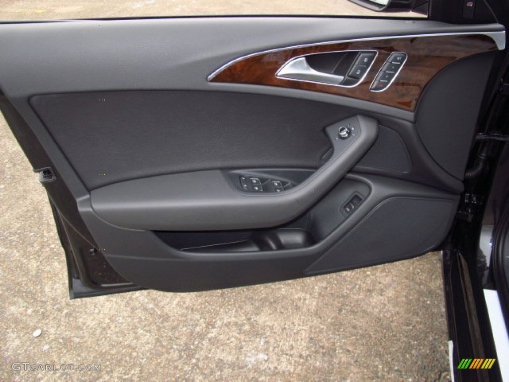 2014 A6 2.0T quattro Sedan - Oolong Gray Metallic / Black photo #9