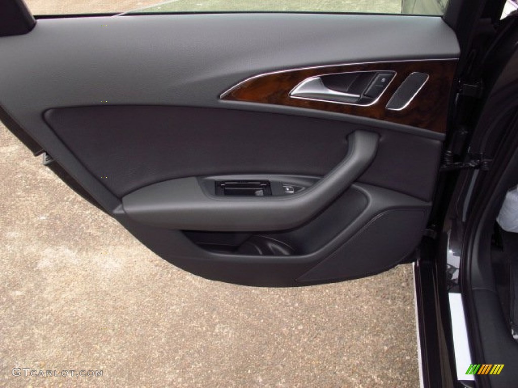 2014 A6 2.0T quattro Sedan - Oolong Gray Metallic / Black photo #11