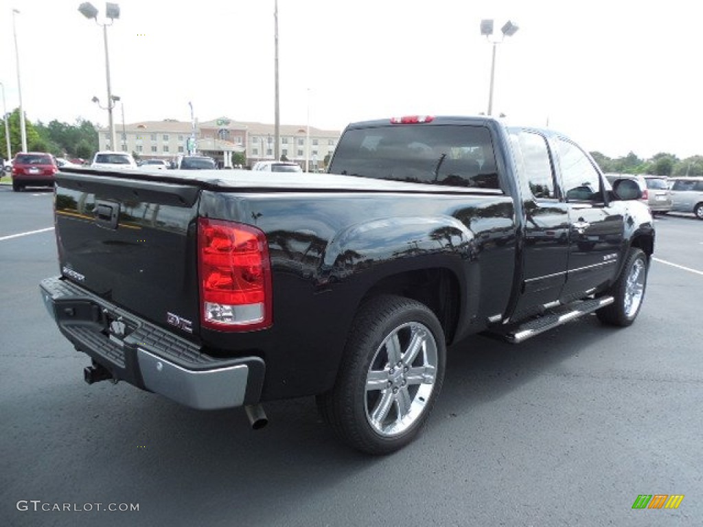 2013 Sierra 1500 SLE Extended Cab - Onyx Black / Light Titanium/Dark Titanium photo #8