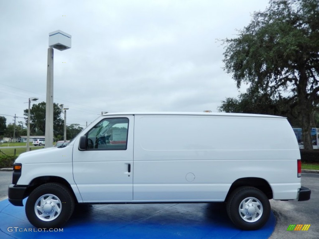 2014 E-Series Van E250 Cargo Van - Oxford White / Medium Flint photo #2