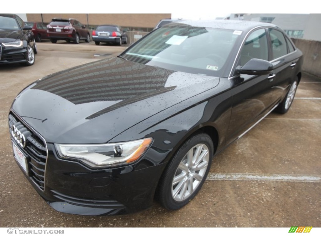 Phantom Black Pearl 2014 Audi A6 2.0T Sedan Exterior Photo #86927047