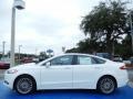 2014 Oxford White Ford Fusion Titanium  photo #2