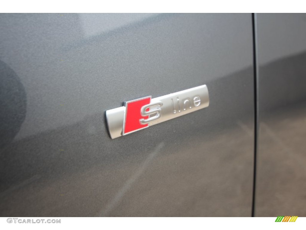 2014 A4 2.0T Sedan - Monsoon Grey Metallic / Black photo #5