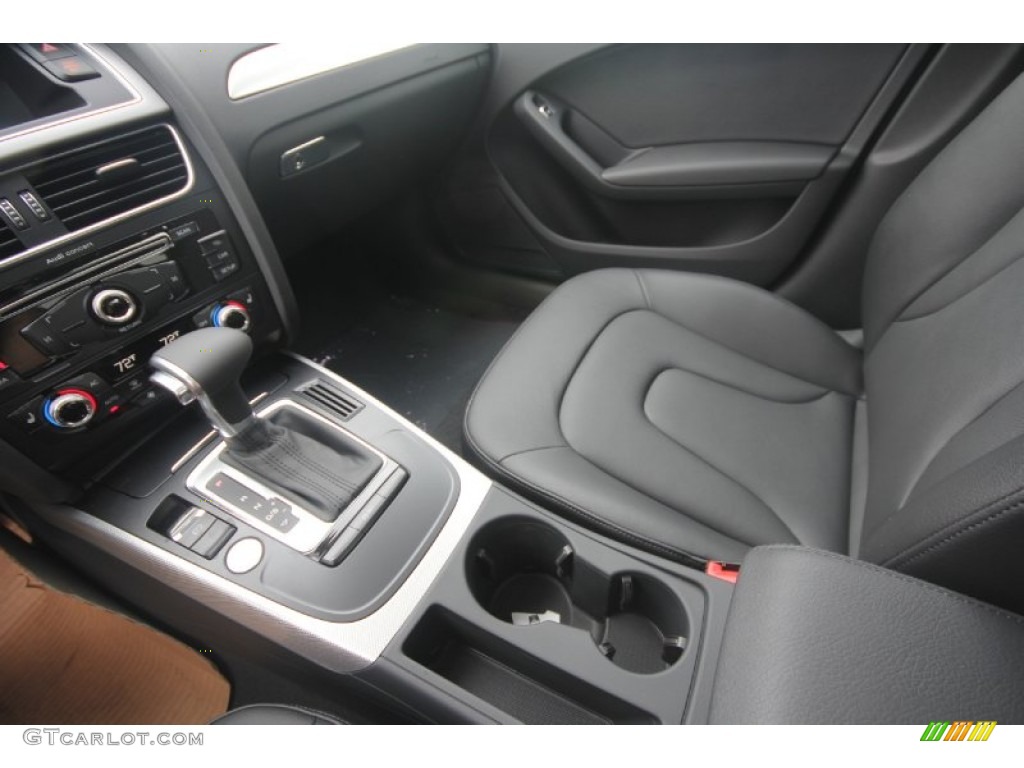 2014 A4 2.0T Sedan - Monsoon Grey Metallic / Black photo #20