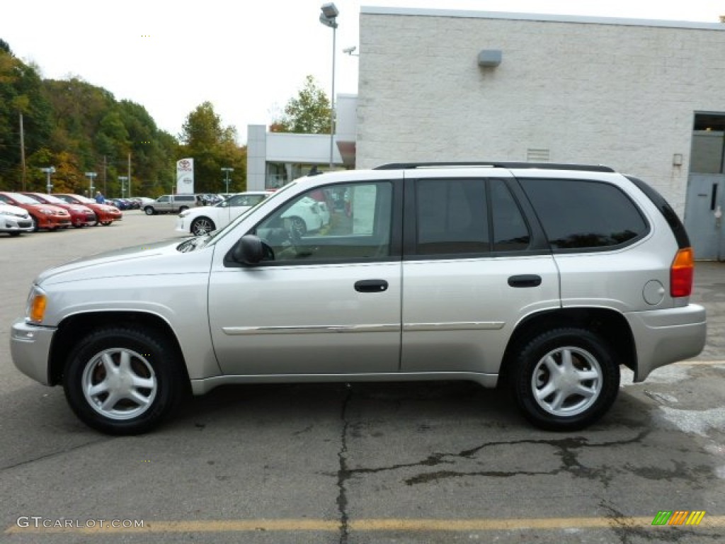 2008 Envoy SLE 4x4 - Silver Mist Metallic / Ebony photo #6