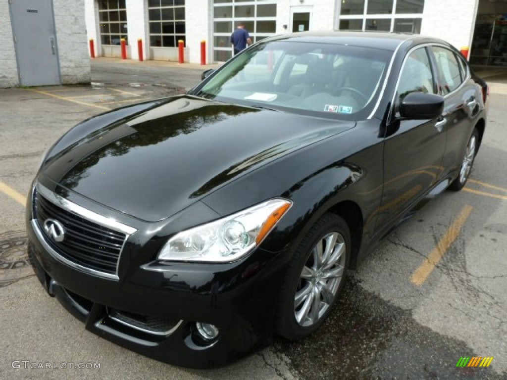 2011 M 56x AWD Sedan - Black Obsidian / Graphite photo #7