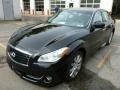 2011 Black Obsidian Infiniti M 56x AWD Sedan  photo #7