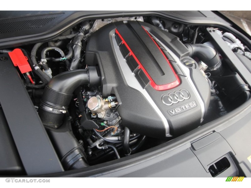 2014 Audi S8 quattro S 4.0 Liter FSI Turbocharged DOHC 32-Valve VVT V8 Engine Photo #86929717