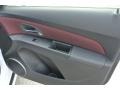 Jet Black/Sport Red 2011 Chevrolet Cruze ECO Door Panel