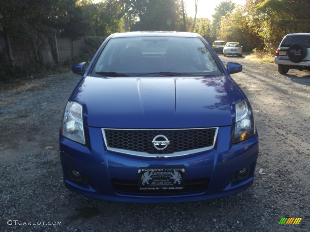 2011 Sentra 2.0 SR - Metallic Blue / Charcoal photo #7