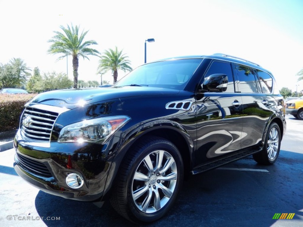 Black Obsidian 2012 Infiniti QX 56 Exterior Photo #86932789
