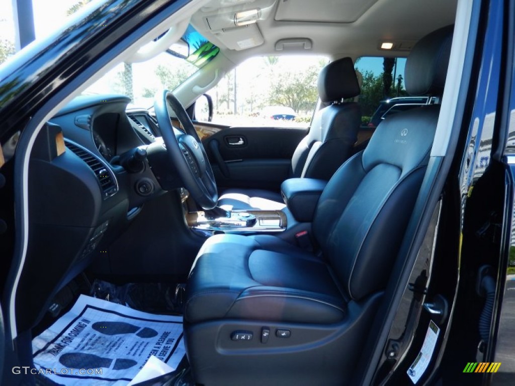 Graphite Interior 2012 Infiniti QX 56 Photo #86932927