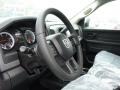 Black/Diesel Gray 2014 Ram 3500 SLT Crew Cab 4x4 Dually Steering Wheel