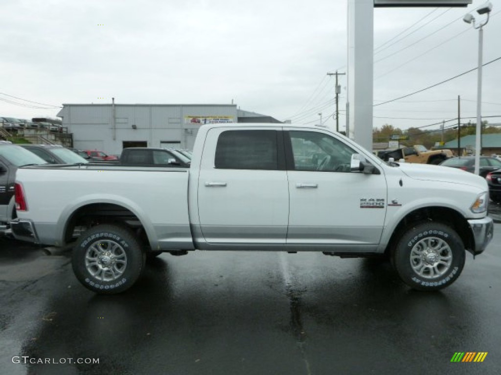 Bright White 2014 Ram 2500 Laramie Crew Cab 4x4 Exterior Photo #86935138