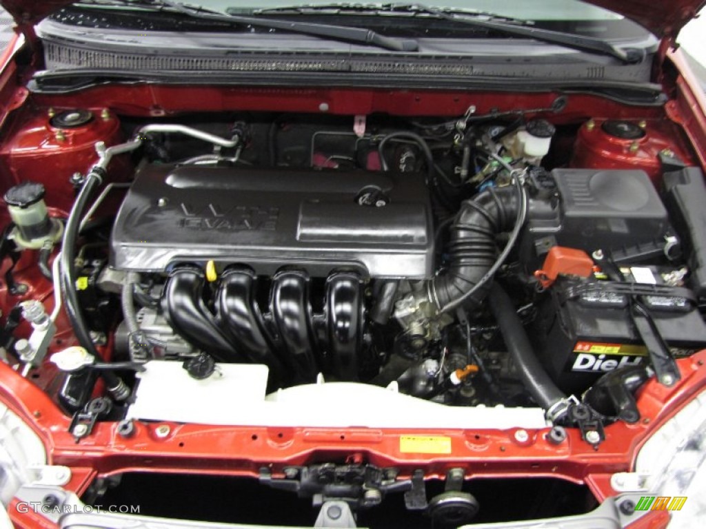 2003 Toyota Corolla CE 1.8 liter DOHC 16V VVT-i 4 Cylinder Engine Photo #86935876