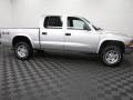 Bright Silver Metallic - Dakota SLT Quad Cab 4x4 Photo No. 3