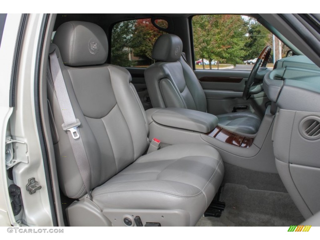 Pewter Gray Interior 2004 Cadillac Escalade AWD Photo #86936512