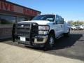 Oxford White - F350 Super Duty XL Crew Cab 4x4 Chassis Commercial Photo No. 1