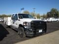 Oxford White - F350 Super Duty XL Crew Cab 4x4 Chassis Commercial Photo No. 4