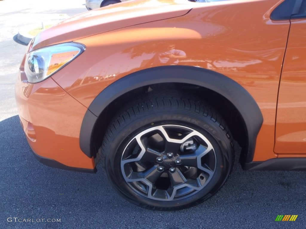 2014 XV Crosstrek 2.0i Limited - Tangerine Orange Pearl / Black photo #7