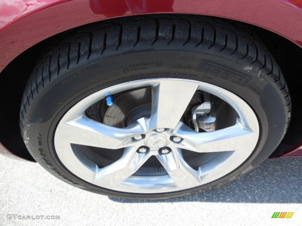 2011 Camaro LT/RS Convertible - Red Jewel Metallic / Beige photo #14