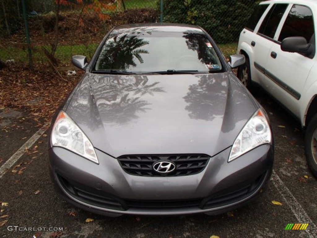 2010 Genesis Coupe 2.0T - Nordschleife Gray / Black photo #2