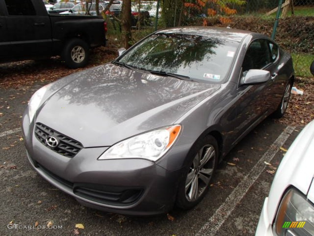 2010 Genesis Coupe 2.0T - Nordschleife Gray / Black photo #3