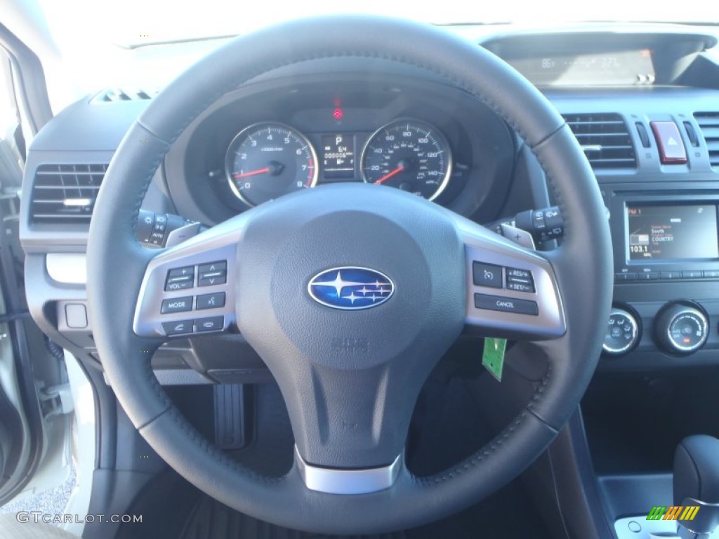 2014 Subaru XV Crosstrek 2.0i Limited Black Steering Wheel Photo #86938831