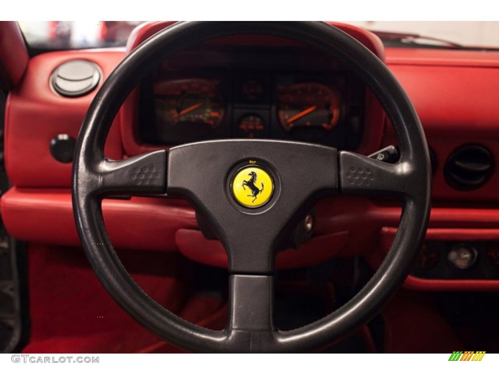 1992 Ferrari 512 TR Standard 512 TR Model Rosso Steering Wheel Photo #86939479