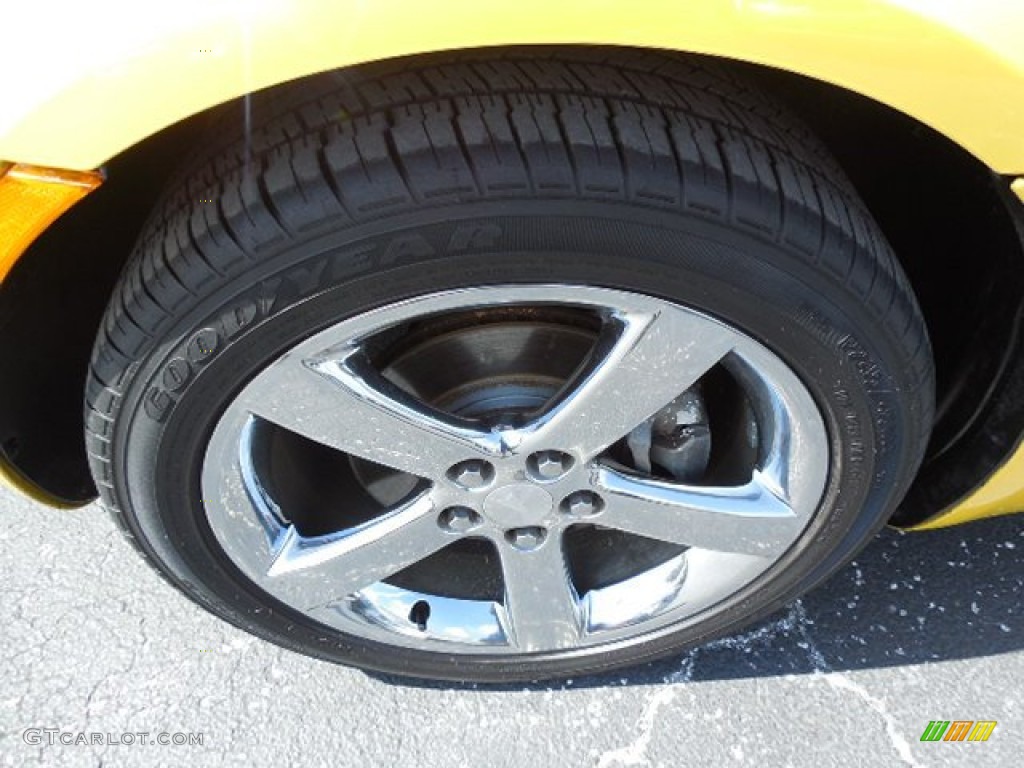 2007 Solstice Roadster - Mean Yellow / Ebony photo #13