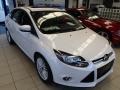 White Platinum - Focus Titanium Sedan Photo No. 1