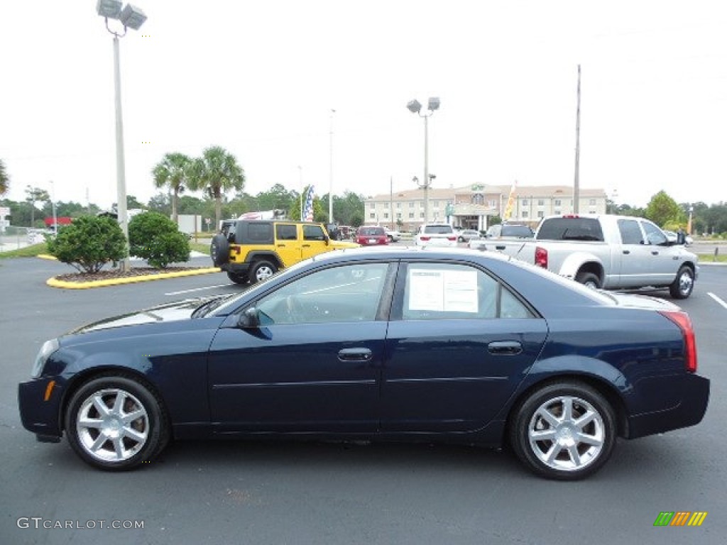 2004 CTS Sedan - Blue Chip / Light Gray/Ebony photo #2