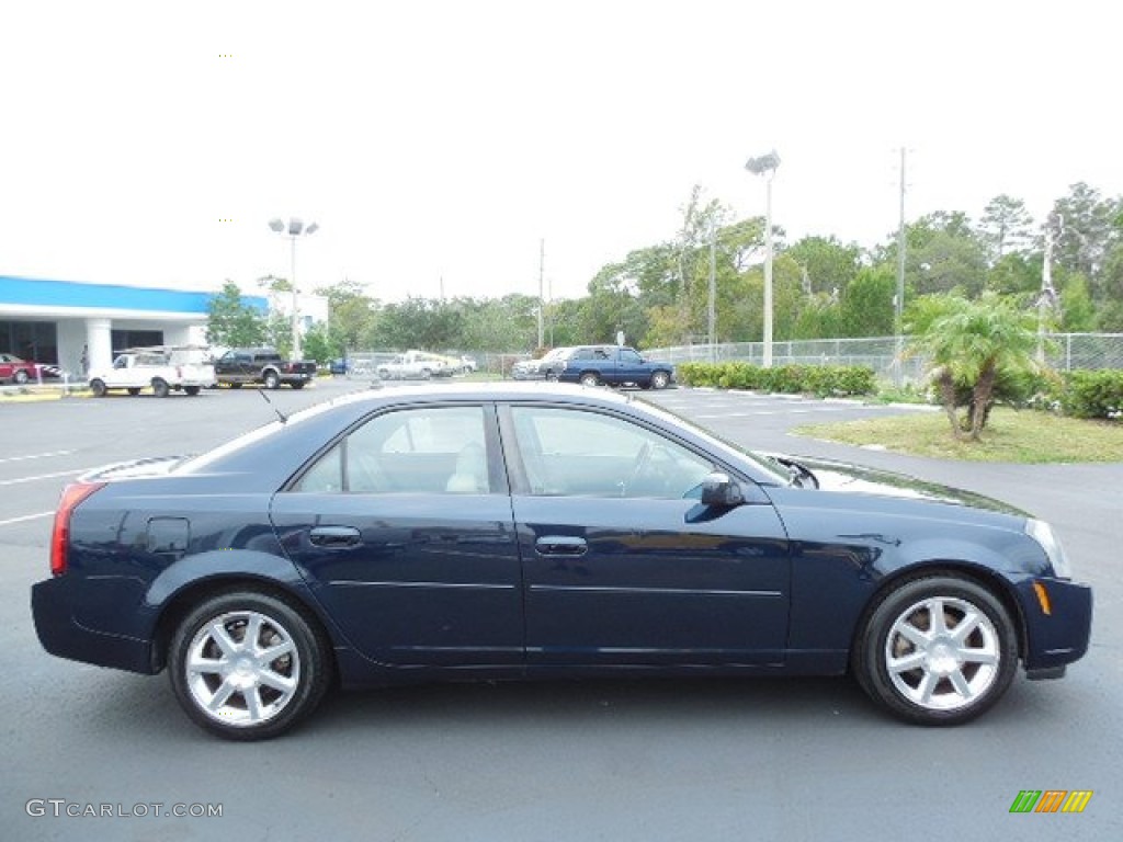 2004 CTS Sedan - Blue Chip / Light Gray/Ebony photo #9