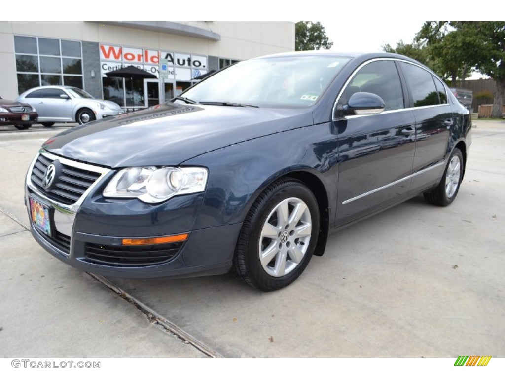 2006 Passat 2.0T Sedan - Shadow Blue / Pure Beige photo #1
