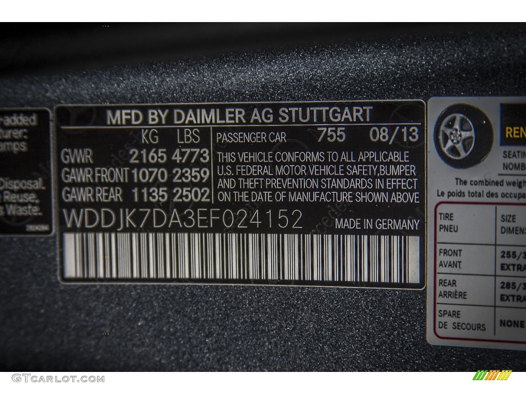 2014 SL 550 Roadster - Steel Grey Metallic / Black photo #7