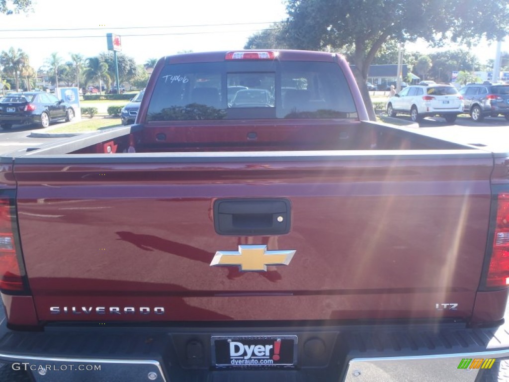 2014 Silverado 1500 LTZ Crew Cab 4x4 - Deep Ruby Metallic / Cocoa/Dune photo #6