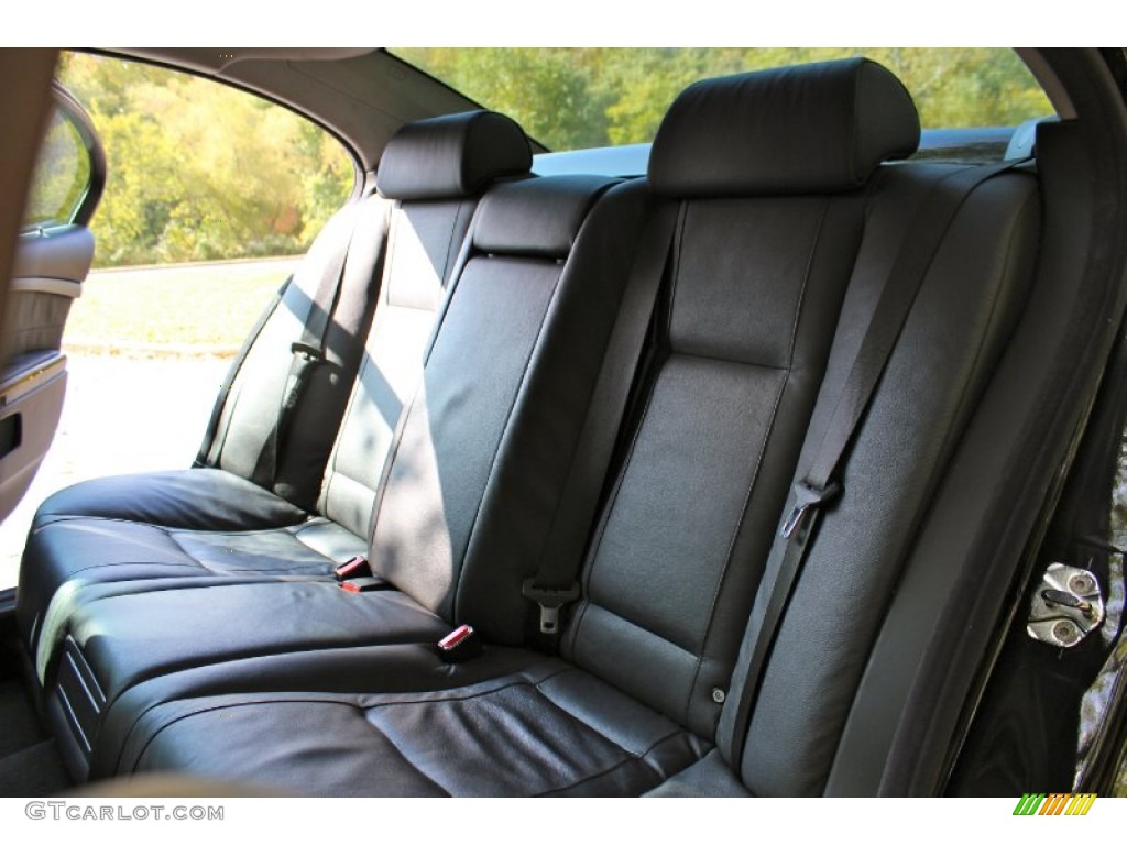 2005 7 Series 745i Sedan - Black Sapphire Metallic / Black/Black photo #37