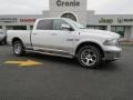 2013 Bright White Ram 1500 Laramie Crew Cab 4x4  photo #1