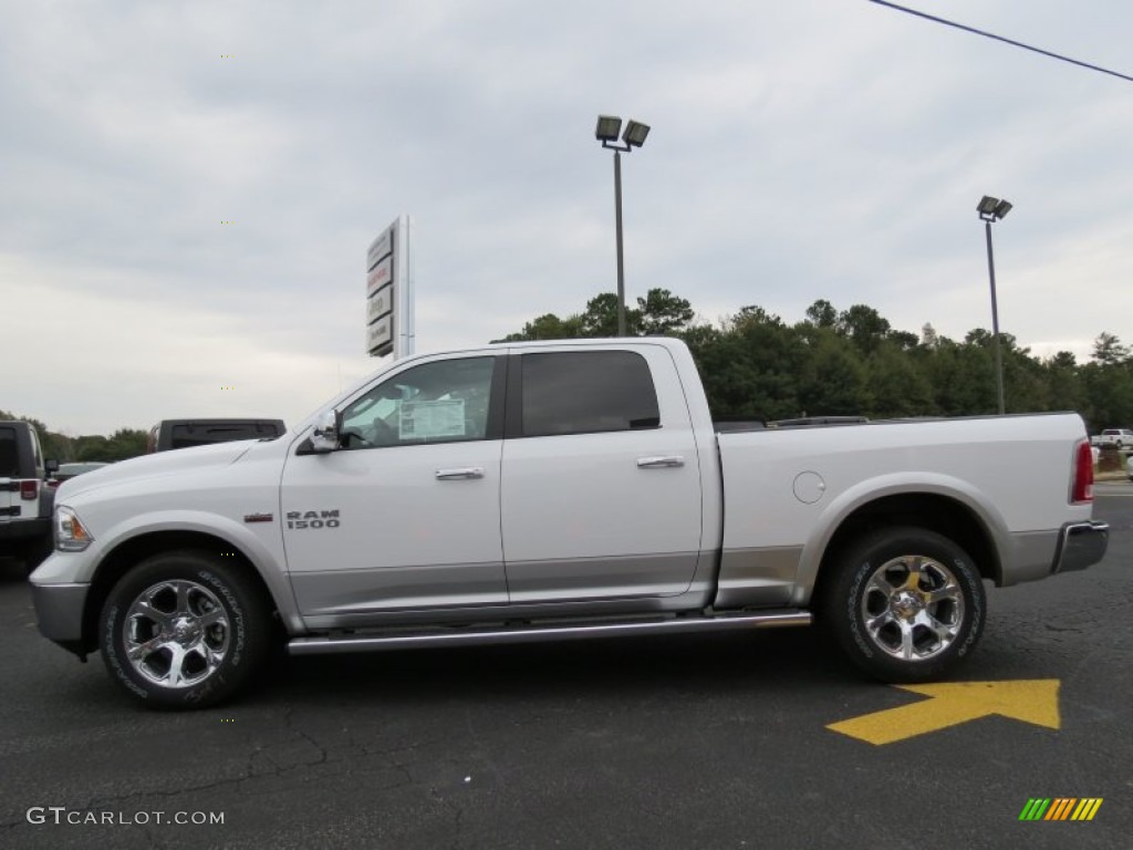 Bright White 2013 Ram 1500 Laramie Crew Cab 4x4 Exterior Photo #86942905