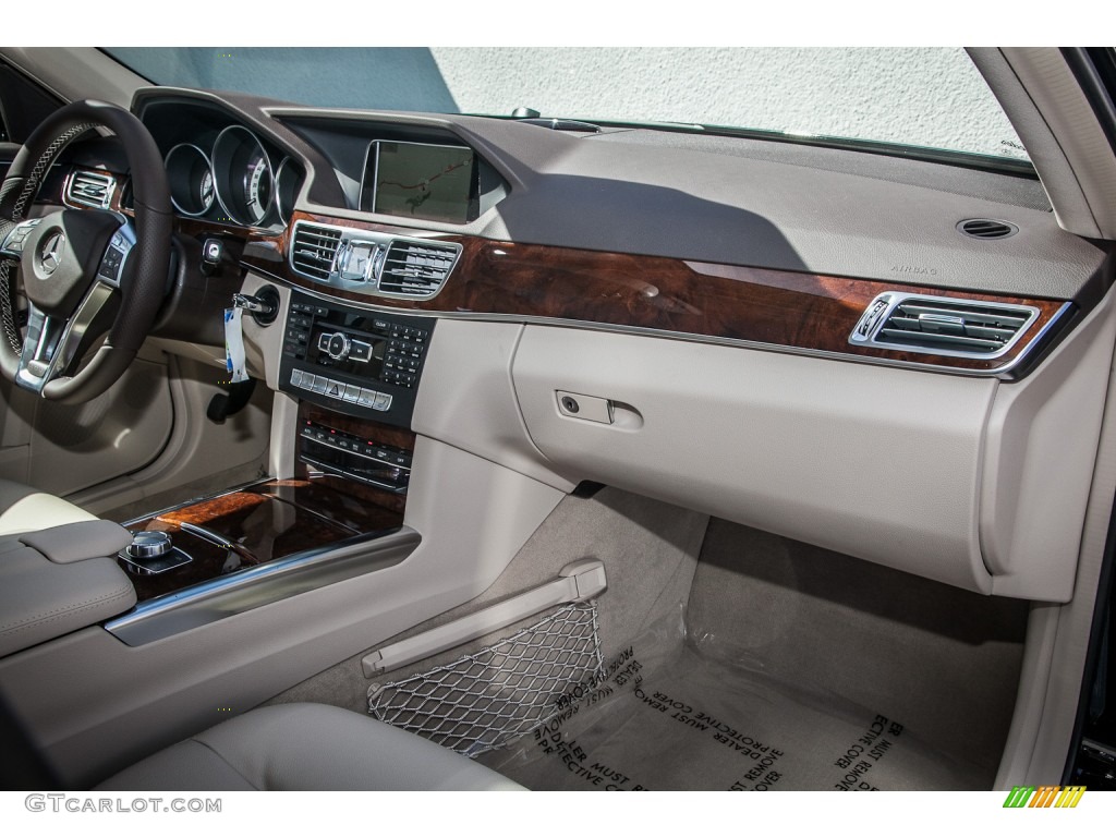 2014 E 350 Sport Sedan - Black / Silk Beige/Espresso Brown photo #8